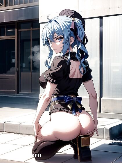 Rear View Temptation: Fit Girl 18+ with Massive Ass in Steamy Hentai Action