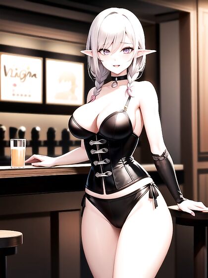 Horny Supportive Ass in Corset for Steamy Hentai Pleasure