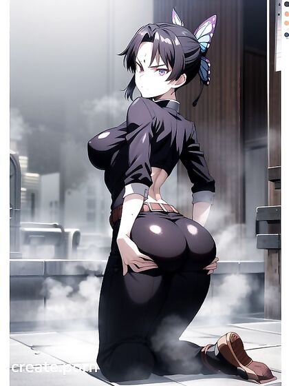 Waist-Level View of Supportive-Ass Action in Intense Hentai Scenes