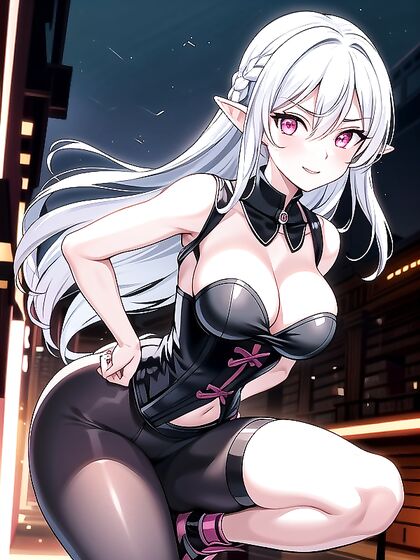 Waist-Shot Pleasures with an Alluring Elf in 18+ Hentai Action