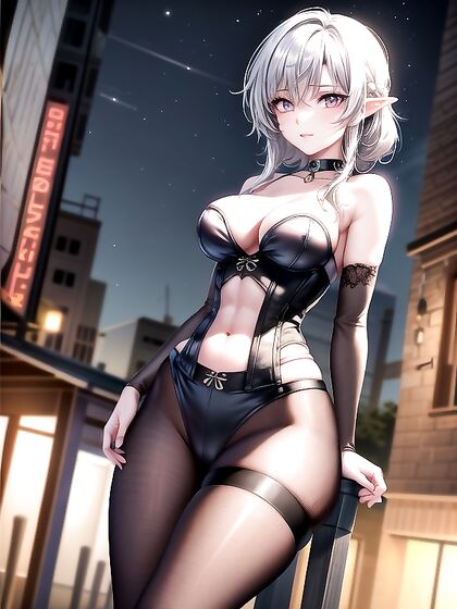 Fit Girl 18+ Shows Off Her Navel While Supporting Her Ass in Juicy Hentai Action