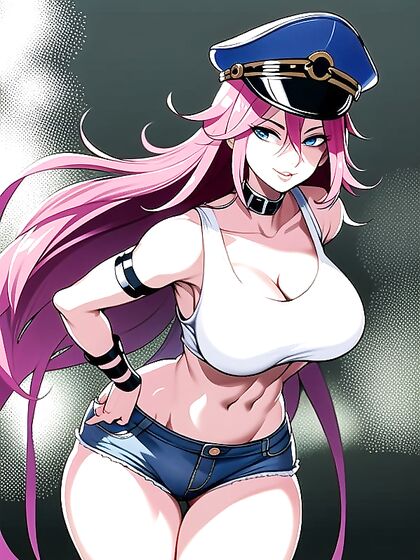 Poison from Street Fighter Seduces with Her Sharp Beauty in Intense Hentai Action