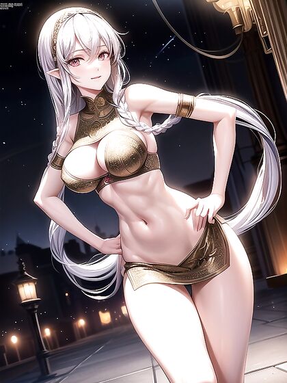 Exotic Arabian Dancer Spreads Her Thighs in Seductive hentai Action