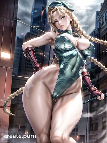 Thong-clad Beauty in Detailed Solo Hentai Action