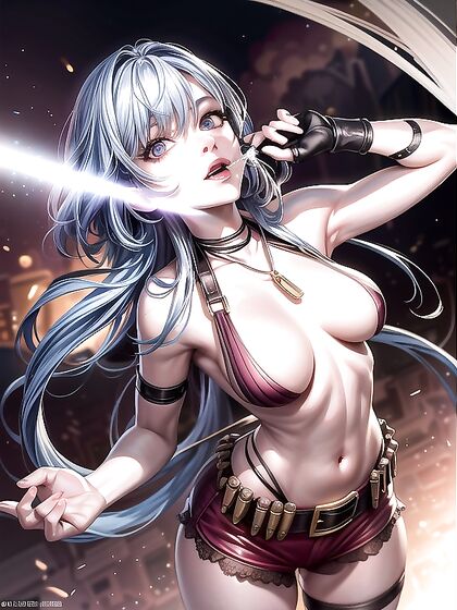 Lifted Skirt Reveals Camel Toe in steamy 18+ Hentai Action