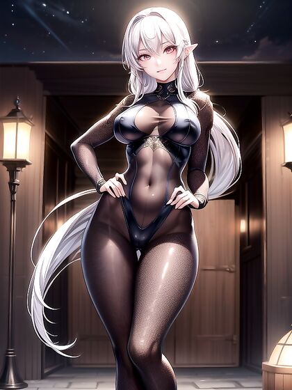 Thighs and Navel Exposed: A Seductive Dance in Hentai Pleasure