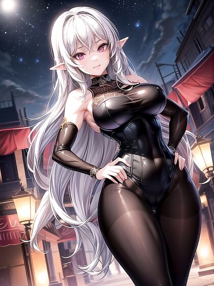 Glowing-Eyed Beauty with Dark Brown Skin Shines in Fit Hentai Scenes