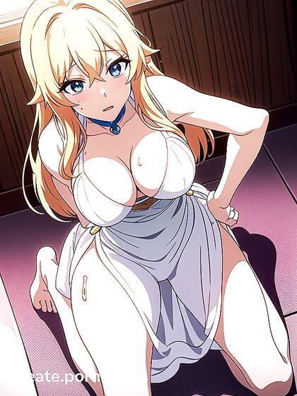 Wet-Clothed Blonde Teen 18+ Tempts You in Sultry Hentai Action
