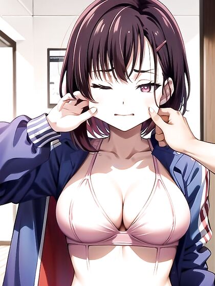 Shizuka from ZOM100 Gets Her Cheeks Pinched inSTEAMING Hentai Action