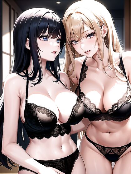 Mature Milf with Massive Breasts Seduces in Sexy Lingerie for Steamy Hentai Action