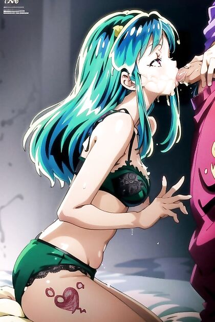 Kneeling Submissive in Top-Down Close-Up Hentai Action
