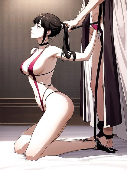 Detailed Screencap: Watch Her Give an Intense Blowjob in Third-Person Hentai Action