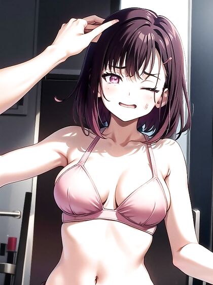 Shizuka from ZOM100 Gets Her Cheeks Pinched in Steamy Hentai Action