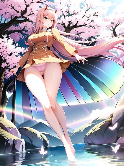 Vibrant Leafy Trees and Golden Paths Lead to Pleasure in This hentai Fantasy
