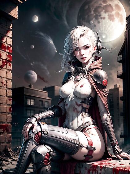 Ash-Haired Beauty Cloaked and Covered in for Intense Hentai Pleasure