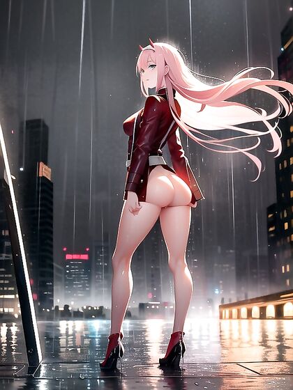 Zero Two from Darling in the FranXX Takes On Supporting Ass in Steamy Hentai Scenes