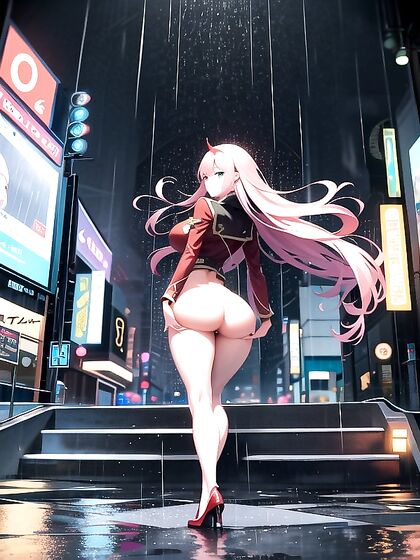 Stargazing Under a Pristine Night Sky in Hyper-Realistic Hentai Bliss