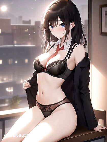 Office Nights Turn Hot with Busty grabs and Seductive Shirts in Hentai AI Action