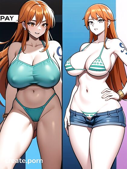 Nami's Massive Breasts Take Center Stage in Seductive Hentai Scenes