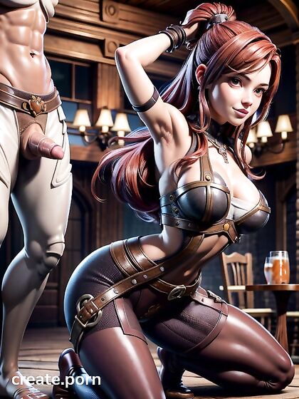 Ezra from Fairy Tail Spread Wide with Luscious Pubic Hair in Hentai Action
