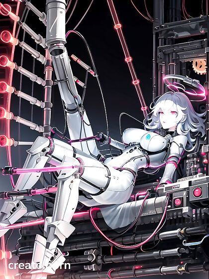 Pablo Picasso's Artistic Touch with Mechanical Arms and Gears inSTEAMing Hentai Pleasure