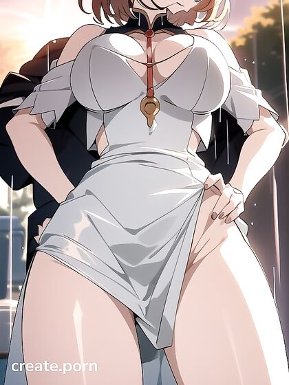 Ayanami Rei from Evangelion Enjoying Warm Anime Moments with a Sultry Medium-Ass Scene