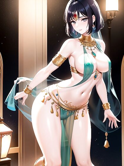 Belly Dancer Sex Slave Seduces in Slime-Filled Hentai Adventure