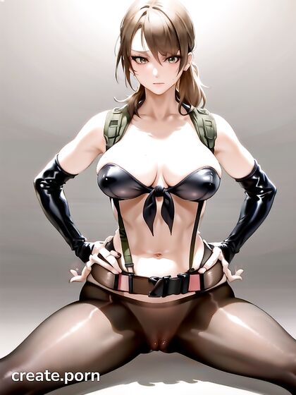 18-Year-Old Horny Girl 18+ Spreads Her Legs and Poses provocatively in Hentai Action