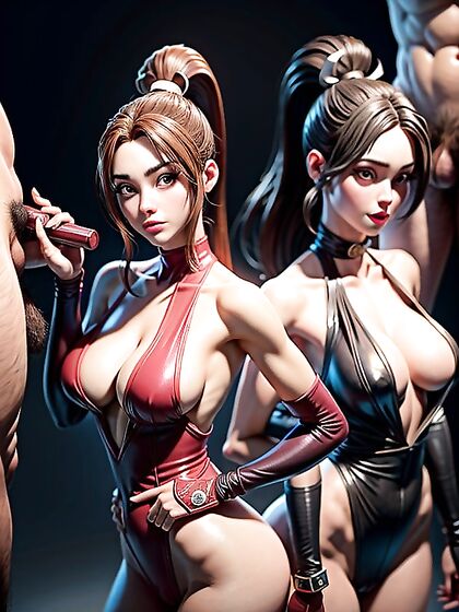 Mai Shiranui's Rounded Ass in 3D Hentai Action