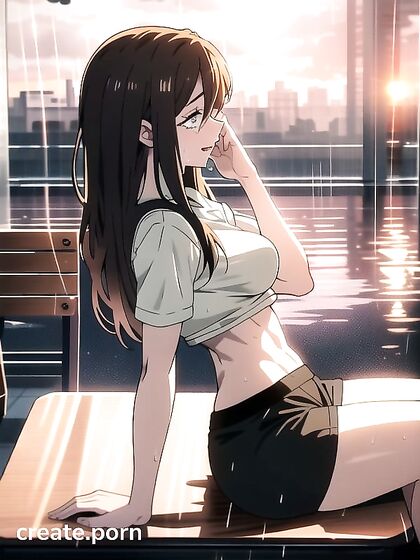 Blue-Skinned Goddess Gets Heated in Gym for Steamy Anime Hentai Action