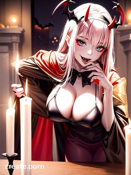 Sexy Vampire Costume Unveiled: Ultra-Detailed Hentai Erotic Adventure