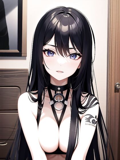 Goth Goddess Dominates in Mesmerizing Solo Hentai Fantasy