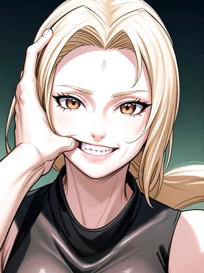Tsunade from Naruto Sucks Her Thumb in Ultra-Detailed Hentai Fantasy