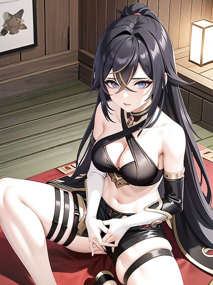 Dehya from Genshin Impact Pleasured in Lacy Bra for Intense Hentai Orgasms