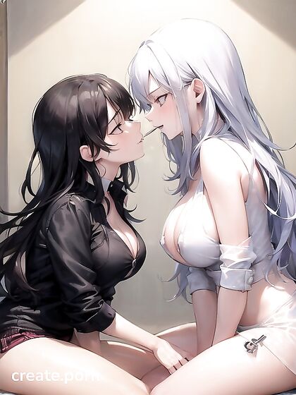 Lesbian Lovers Explore Each Other's Bodies in Passionate Hentai Fun