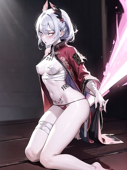 Diabolically Inked Tattoos and Tribal Face Paint on Curvy Hips in Hentai Ecstasy