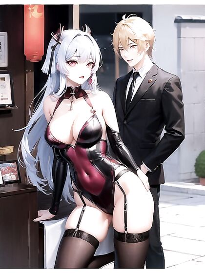 Ayaka and Ayato from Genshin Impact Share Intense Hentai Pleasure Together