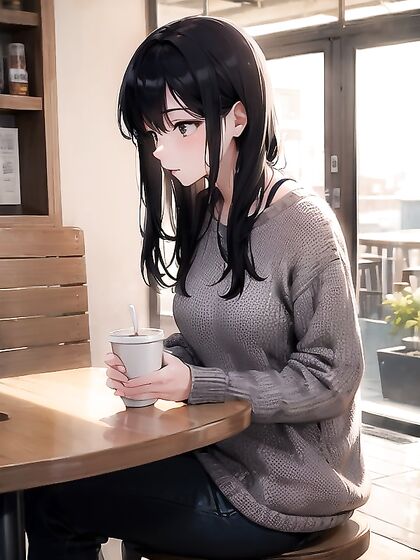 Warm Side Views in a Cozy Coffee Shop Hentai Experience