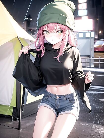 Pale-Skinned Cutie in Hoodie Shows Off Tiny 18+ Ass in Hentai Delight
