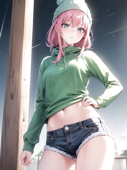 Seductive Yoga Pants and Oversized T-Shirt Night Fantasies in Hentai AI Porno