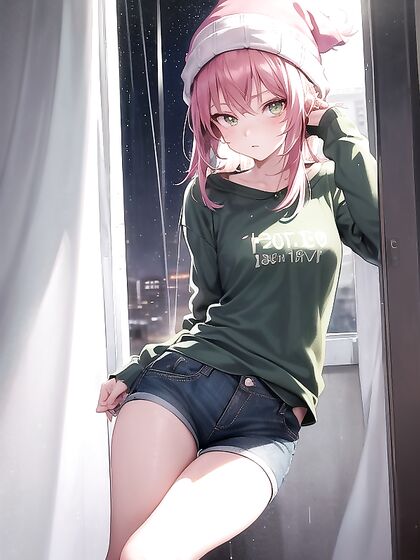 Freckled Cutie in Stockings Shows Off Her Tiny 18+ Ass in Seductive Hentai Scenes