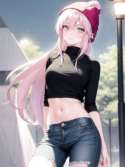 Tentacle Action Heats Up in Oversized Hoodie and Stocking Seduction