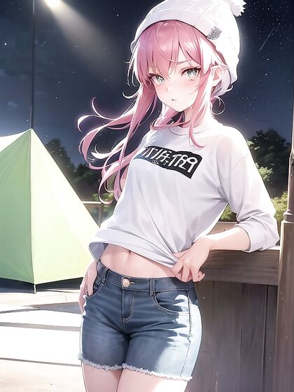 Retro 90s Rainy Night Tent Sex Adventures in Hentai AI Porn