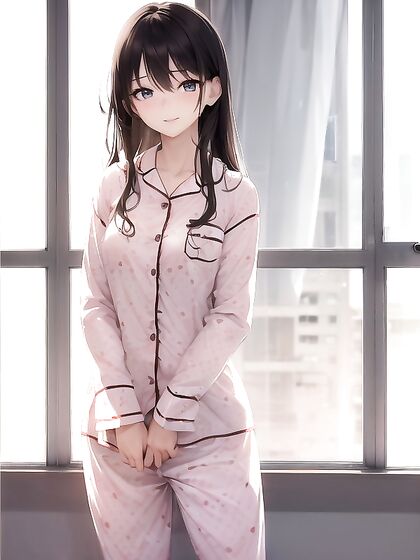 Solo Sex by the Window with Stunning Views in Bedroom Hentai Fantasy