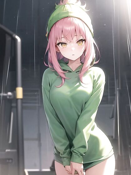 Bobcut Beauty with Small Ass Shines Bright in Nocturnal Hentai Delights