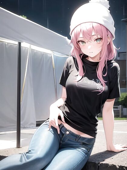 Green-Eyed Beauty in Yoga Pants Gets Wild in Tent Hentai Action