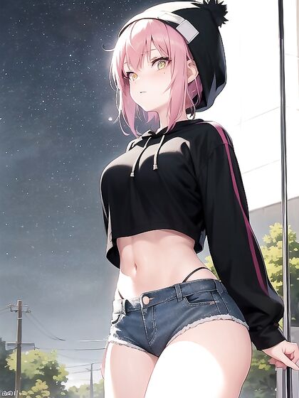 Embarrassed Night in an Oversized T-Shirt for Steamy Hentai Pleasure