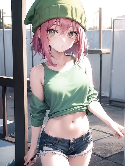 90s Style stockings with extra freckles for steamy hentai pleasure