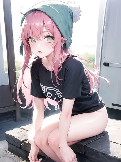 Casual Hentai Fun with Stockings and a Cozy Beanie