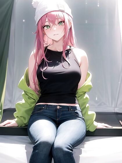 Green Outfit Fun: Casual SFW Hentai Adventures